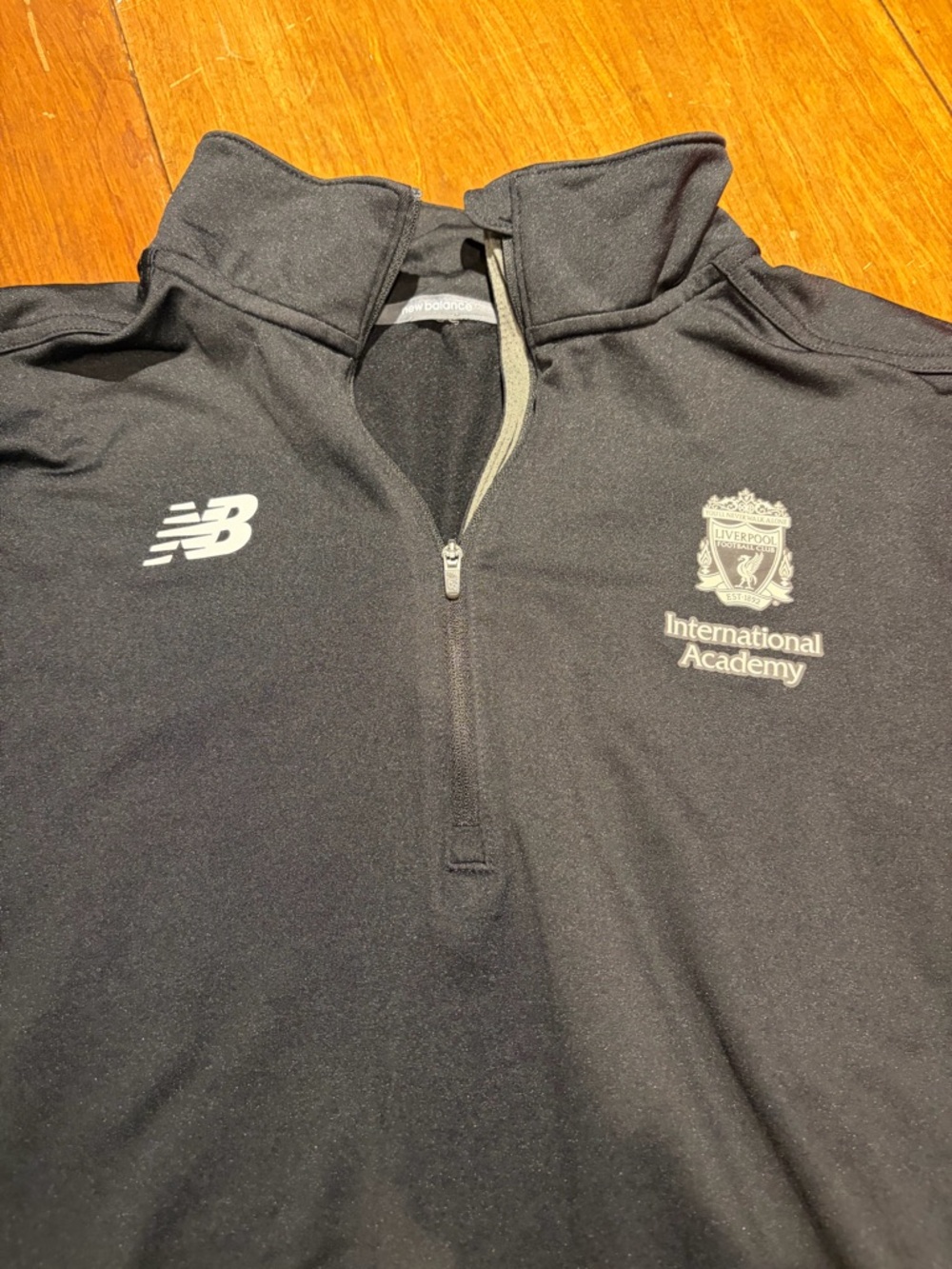 New Balance Black Liverpool International Academy Pullover